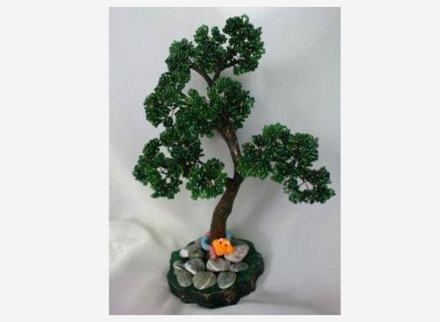 Bonsai fra perler mesterklasse (foto)