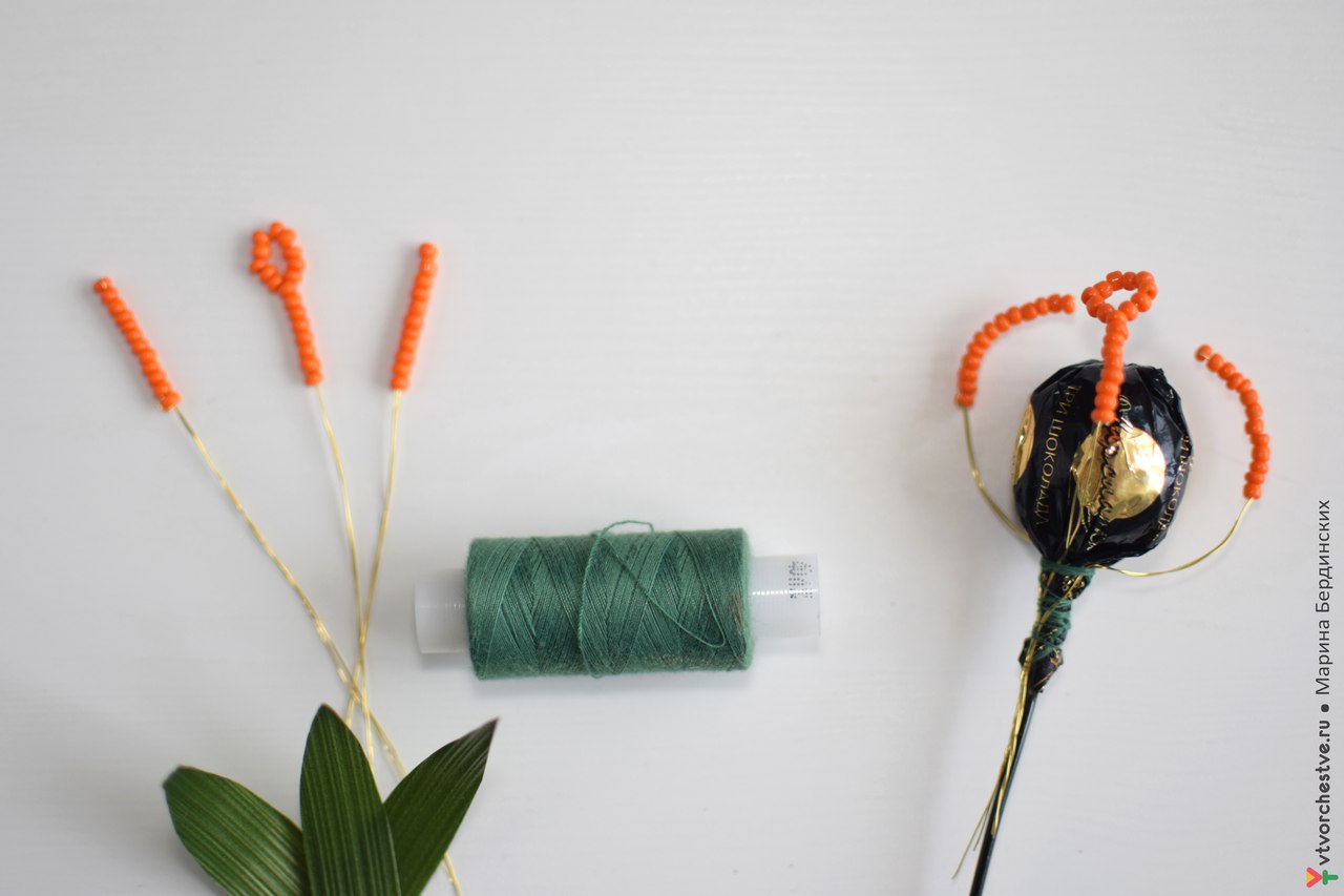 DIY buket med slik trin for trin: fotomaster klasse for begyndere