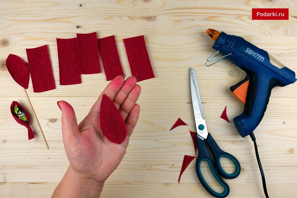 DIY kytica zo sladkostí krok za krokom: fotografická majstrovská trieda pre začiatočníkov