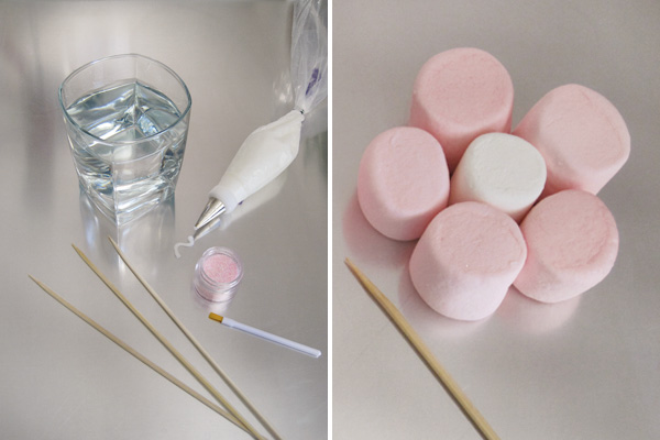 DIY kytice z marshmallow, marmelády a ďalších prísad, foto, majstrovská trieda pre začiatočníkov krok za krokom