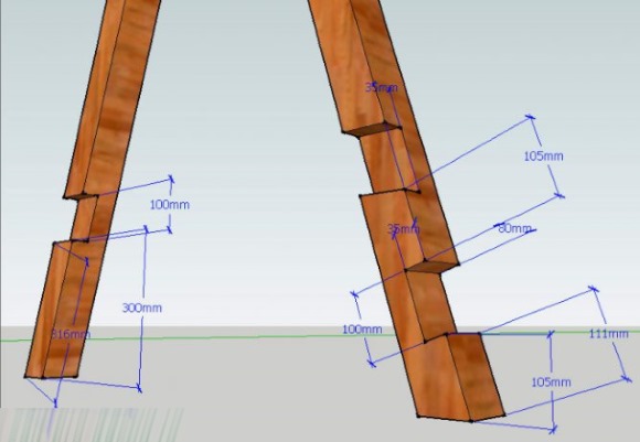 Håndværk fra brædder med egne hænder til en sommerbolig, en have i arbejdstimer. Fotoinstruktioner fra rester, rester