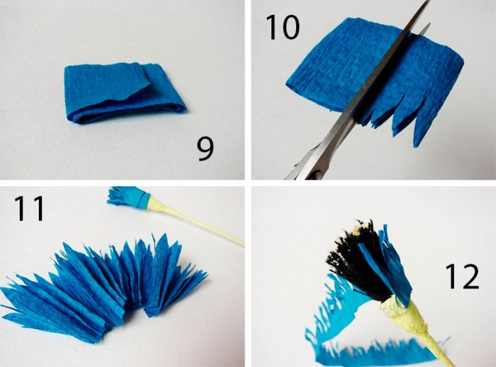 DIY papirblomster fotoeksempler: hvordan man laver håndværk til begyndere i en mesterklasse, hvad skal man gøre fra tyndt crepe -papir og fra tykt papir?