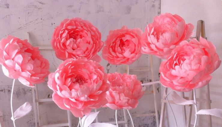 DIY papirblomster fotoeksempler: hvordan man laver håndværk til begyndere i en mesterklasse, hvad skal man gøre fra tyndt crepe -papir og fra tykt papir?