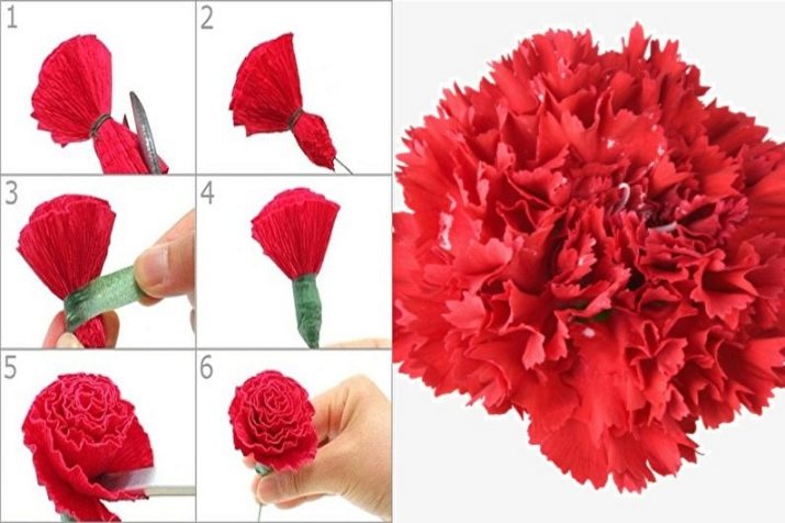 DIY papirblomster fotoeksempler: hvordan man laver håndværk til begyndere i en mesterklasse, hvad skal man gøre fra tyndt crepe -papir og fra tykt papir?