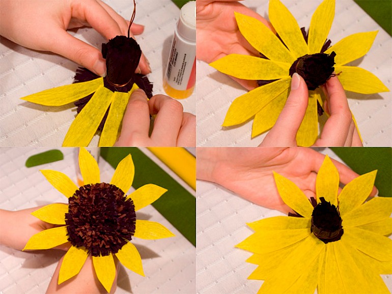 DIY papirblomster fotoeksempler: hvordan man laver håndværk til begyndere i en mesterklasse, hvad skal man gøre fra tyndt crepe -papir og fra tykt papir?