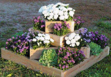 Muligheder for et interessant blomsterbeddesign