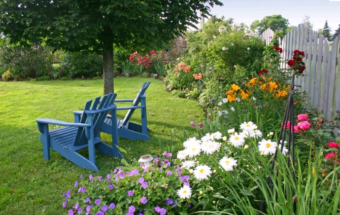 Blomsterhaver i landet: typer, hvordan man gør det selv, plantningsordninger med navne