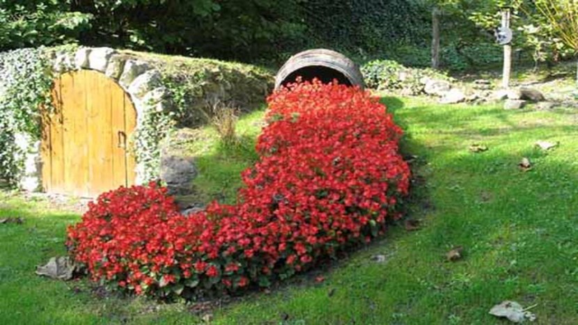 Blomsterhaver i landet: typer, hvordan man gør det selv, plantningsordninger med navne