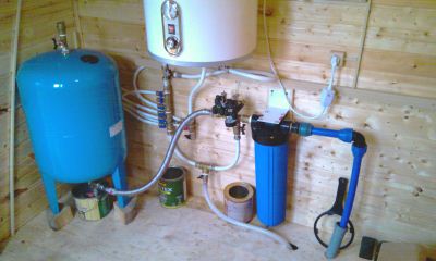 Vedenpaine vesihuoltojärjestelmässä: asunnossa, talossa