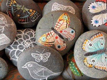 Πέτρες ζωγραφικής Diy