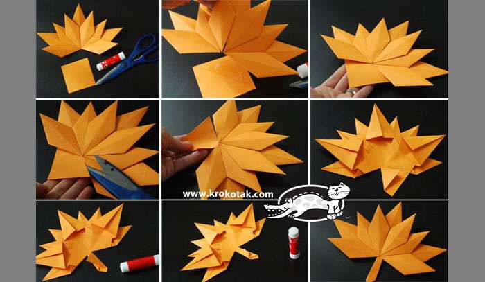 DIY origami do septembra