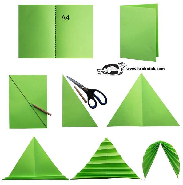 origami -käsitöitä tietopäivälle
