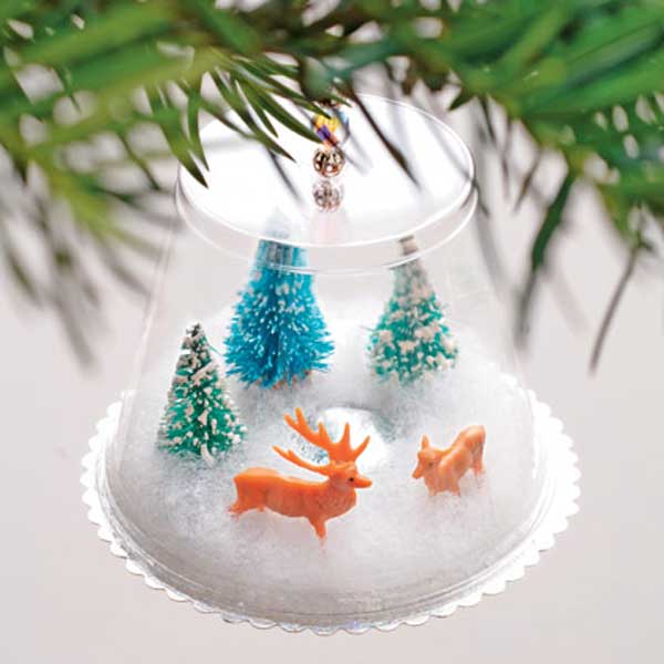زخرفة مصغرة DIY على شجرة عيد الميلاد