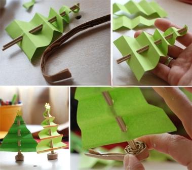 Δημιουργήστε ένα χριστουγεννιάτικο δέντρο με τα χέρια σας. Master Class