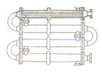 Vridet varmeveksler diagram