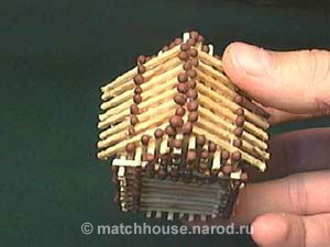 domik-iz-spichek037 Ako vyrobiť hrad zo zápaliek vlastnými rukami
