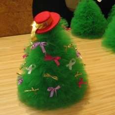Ako vyrobiť vianočný stromček z tylu vlastnými rukami. Majstrovská trieda