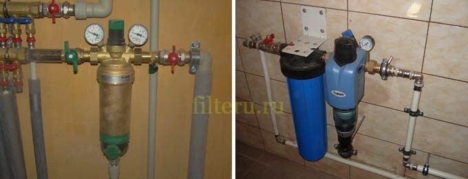Typy filtrov na hrubú vodu do bytu