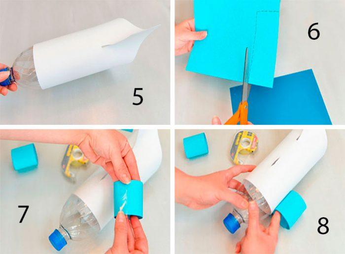 πώς να φτιάξετε έναν κουμπαρά από ένα πλαστικό μπουκάλι