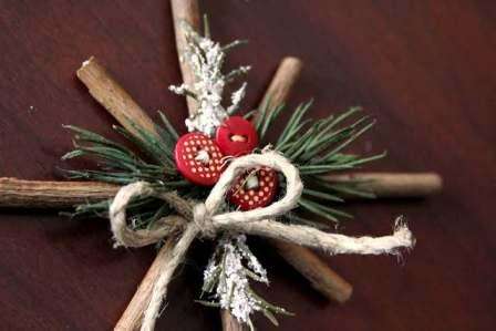 Η ιδέα των παιδικών χειροτεχνιών №4. Διακόσμηση χριστουγεννιάτικου δέντρου από κλαδιά