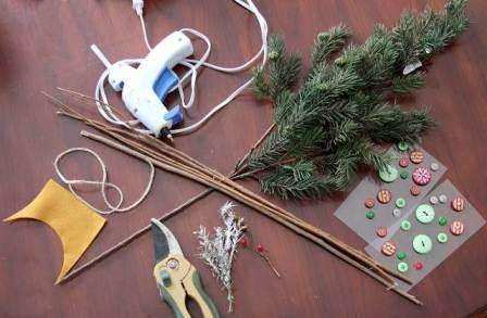 Ako vyrobiť hračku na vianočný stromček, majstrovská trieda