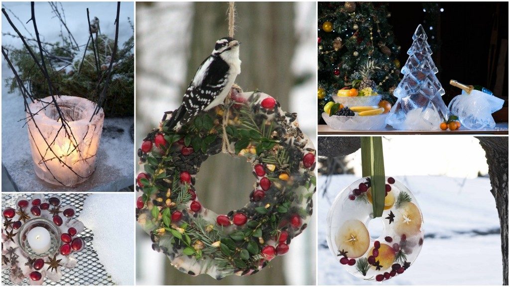 kuinka sisustaa piha talvella omin käsin