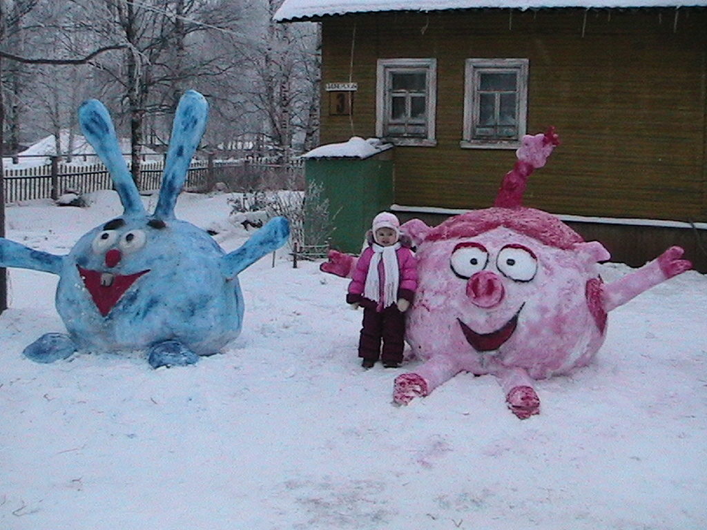 kuinka sisustaa piha talvella omin käsin valokuva