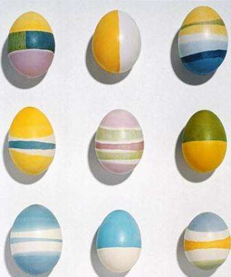 Χρωματισμός αυγών με κερί