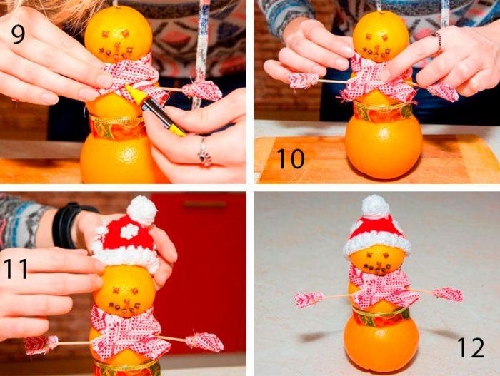 DIY -jouluseppele mandariinit