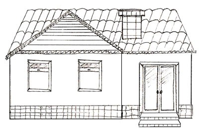 Kuinka piirtää kaunis unelmiesi talo kynällä askel askeleelta - kuinka piirtää kaksikerroksinen talo?