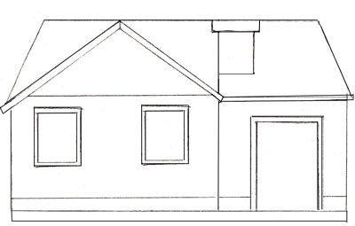 Kuinka piirtää unelmiesi kaunis talo kynällä askel askeleelta - kuinka piirtää kaksikerroksinen talo?