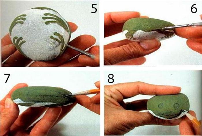 πώς να βάψετε πέτρες με τα χέρια σας