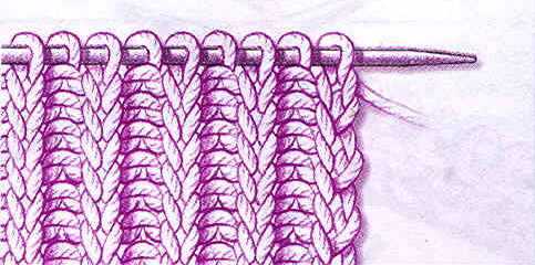 Sådan strikkes et elastikbånd