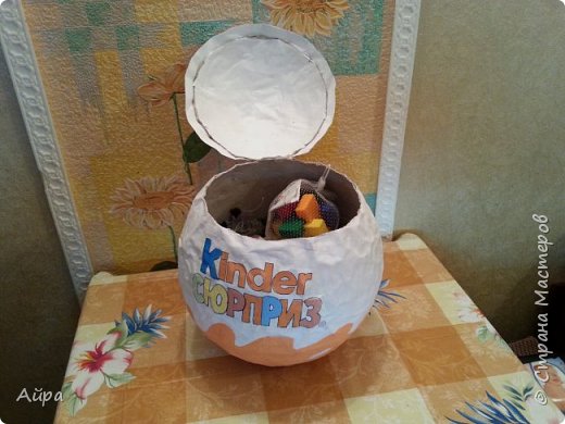 Big Kinder DIY papir overraskelse mesterklasse