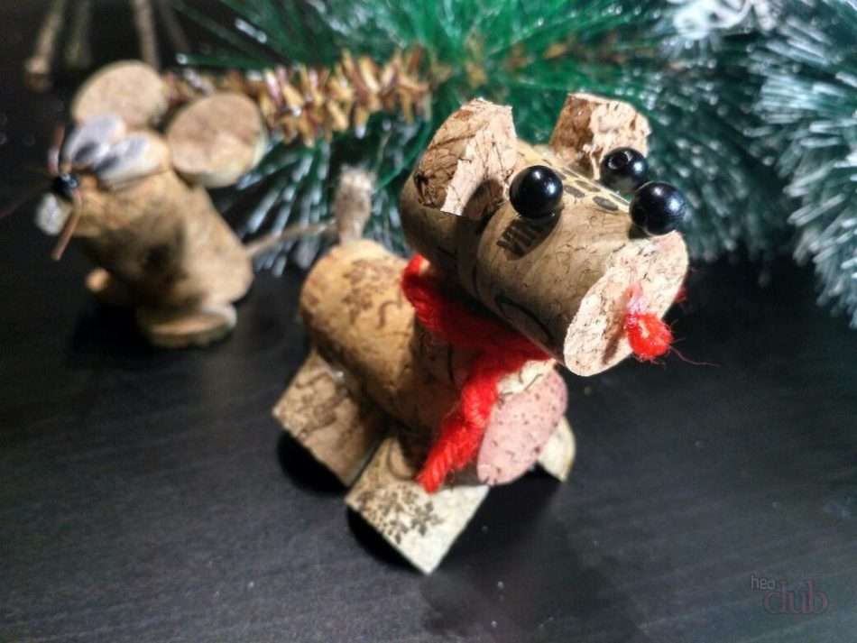 koiran käsitöitä uudelle vuodelle