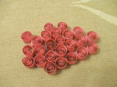 quilling valentínska karta pre začiatočníkov