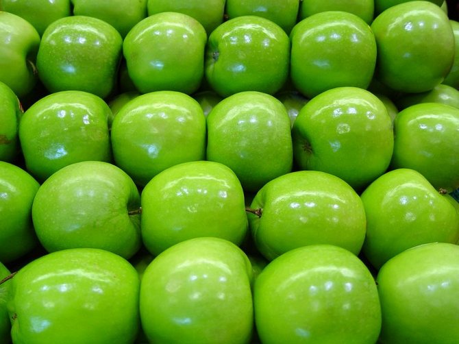 تجهيز التفاح قبل التخزين