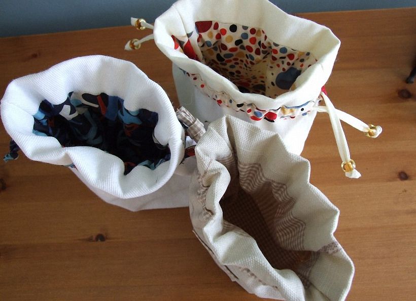 Kuinka ompele laukku siteillä - DIY -pussit lahjoja ja yrttejä varten
