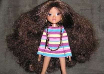 DIY -tøj til Barbie -dukker, Monster High. Foto og video
