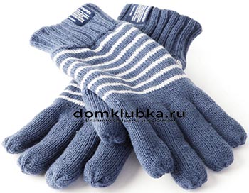 Μπλε ανδρικά γάντια