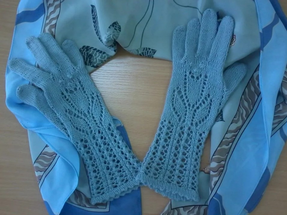 handsker åbent strikning 5