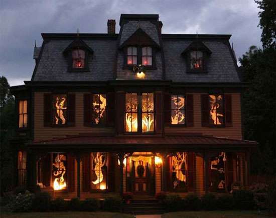 ako vyzdobiť dom na halloween