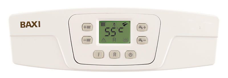 Seinään kiinnitettävät BAXI Eco Four 24f -ohjaimet BAXI Eco Four 24f -ohjauspaneeli