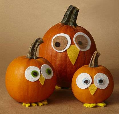 DIY håndværk fra efterårsmaterialer i børnehaven