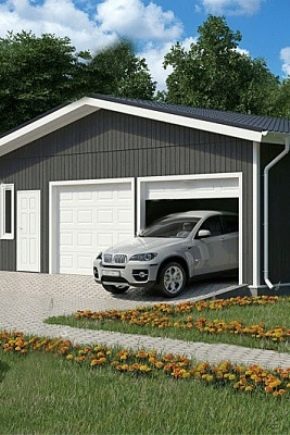 Какъв трябва да бъде размерът на гараж за 2 коли?