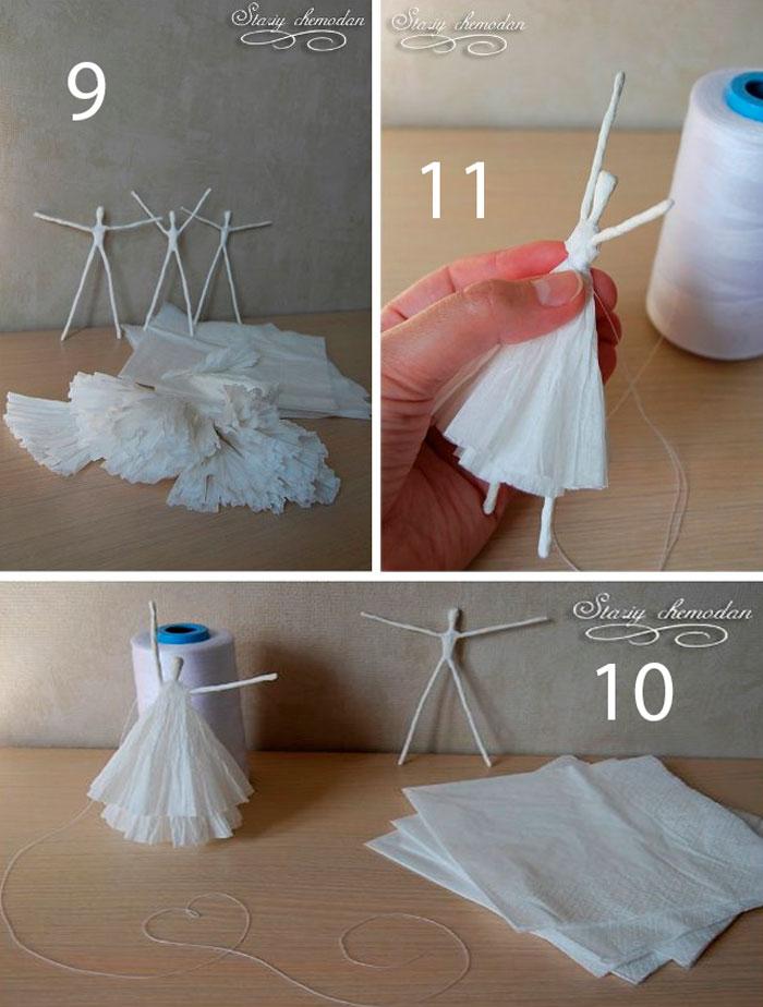 DIY papir serviet håndværk