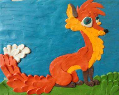 DIY plasticinemalerier: mesterklasse Plasticinemaling på pap til børn. Foto