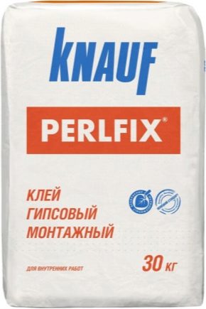 غراء كناوف Perlfix: الميزات والخصائص