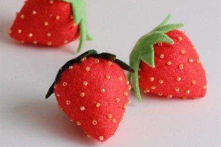 DIY filt jordbær, foto: