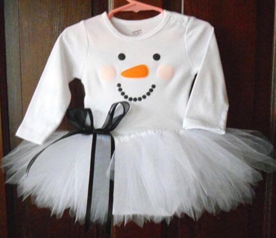 πώς να φτιάξετε μια χριστουγεννιάτικη στολή χιονάνθρωπου